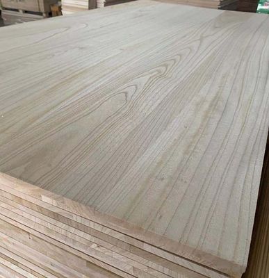 FSC 100% Certificado 3mm-50mm Paulownia Wood Board para Fabricação de Móveis sob medida