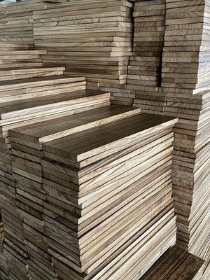 Taxa personalizada de Paulownia natural queimada de grau AB Prateleiras flutuantes para necessidades flutuantes
