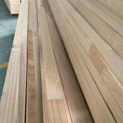 8%-12% Teor de humidade Paulownia Madeira para mobiliário Lamas de madeira Peças de reposição gratuitas