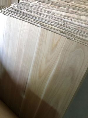 2440x1220 ou 1200x600 Tamanho 12 mm Painel de madeira de Paulownia comprimido com certificado FSC