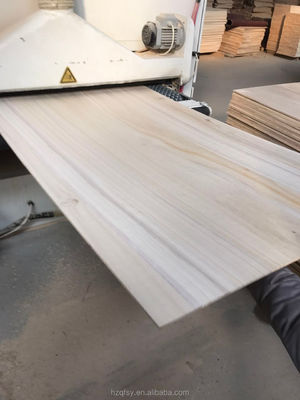 Modelo de Design Contemporâneo Painéis de Madeira Sólida Paulownia Grade AB da Qingfa