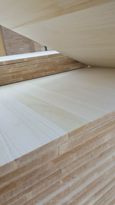 Tabela de madeira Paulownia personalizada para solução de projetos em 1220x2440mm