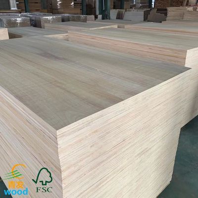 Painéis de madeira colados de Paulownia Espessura 16 mm Para sala de estar