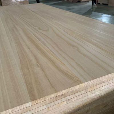 Painéis de madeira colados de Paulownia Espessura 16 mm Para sala de estar