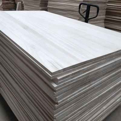 Madeira maciça Paulownia Tabuleiro de madeira para artesanato Cor natural 1220x2440mm