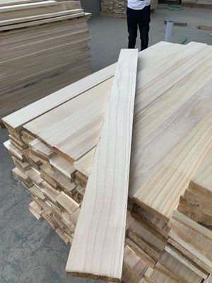 Fitas de madeira de Paulownia não acabadas para mobiliário tradicional e artesanato de madeira