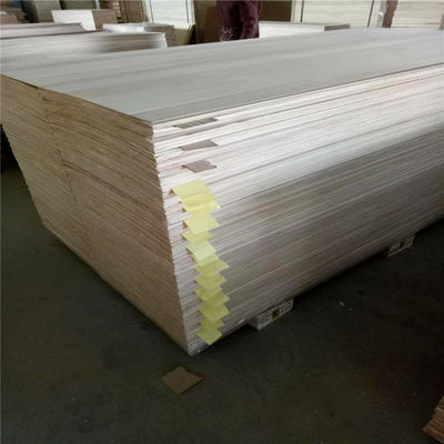FSC Certificado Painel de madeira sólida Paulownia para porta de móveis Eco-friendly