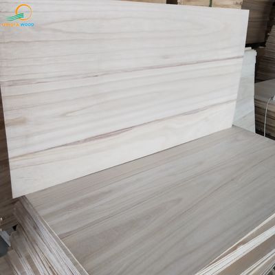 Dimensões personalizadas Móveis Painel branqueado de madeira mole Paulownia