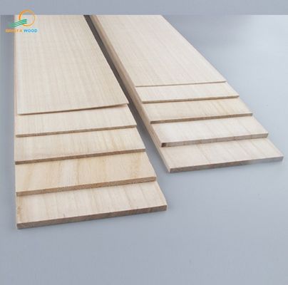 Dimensões personalizadas Móveis Painel branqueado de madeira mole Paulownia